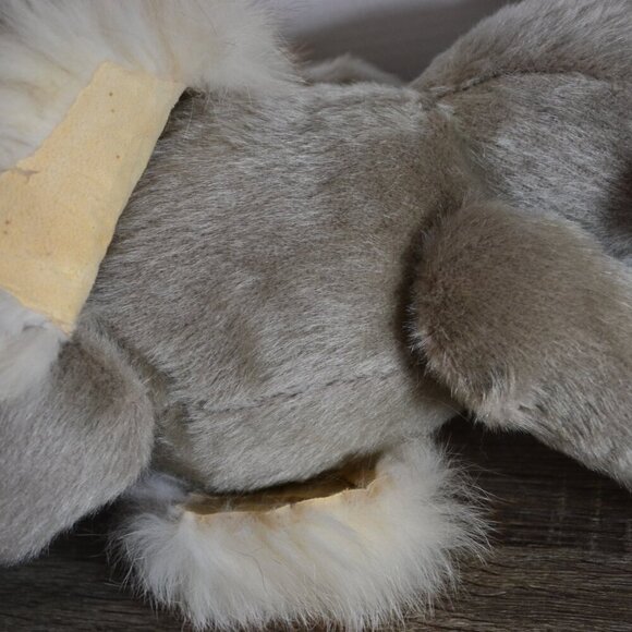 Vtg Jointed Mohair Bear with Fur Wrap - Picture 6 of 8